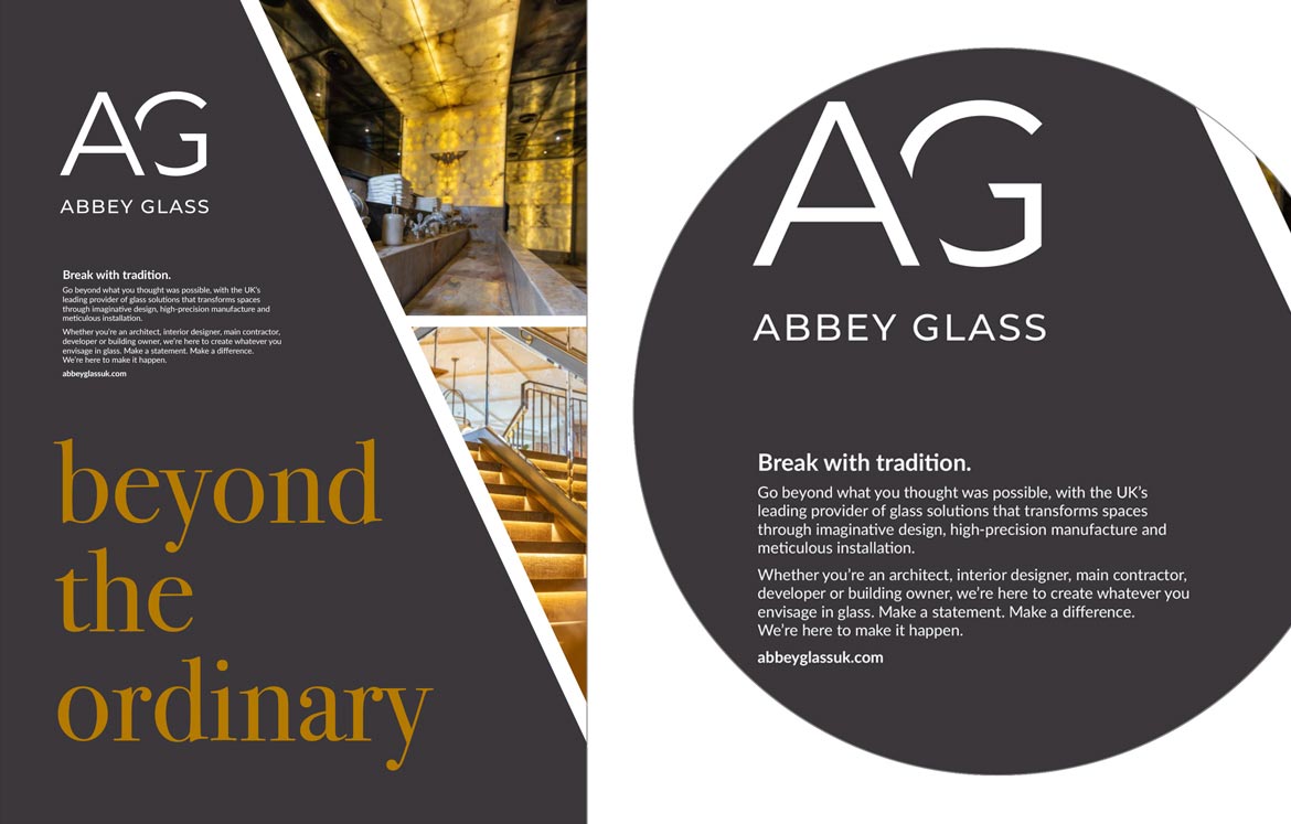 Abbey Glass rebranding