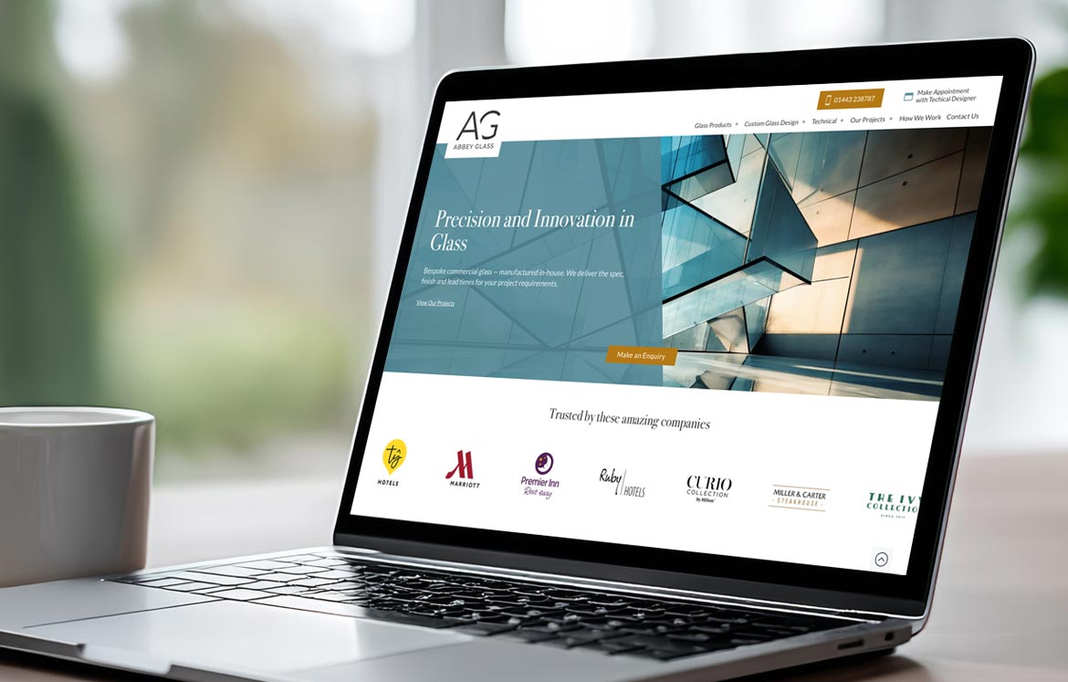Abbey Glass rebranding